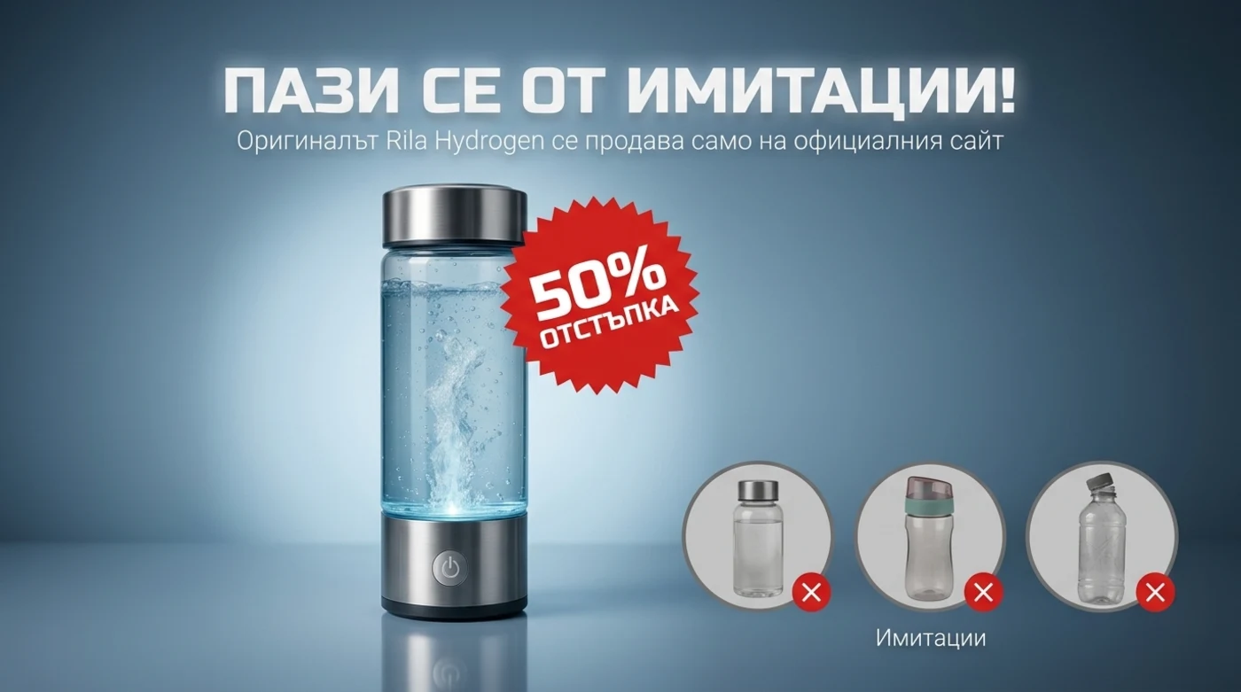 Пази се от имитации! Оригиналът Rila Hydrogen се продава само на официалния сайт — 50% отстъпка